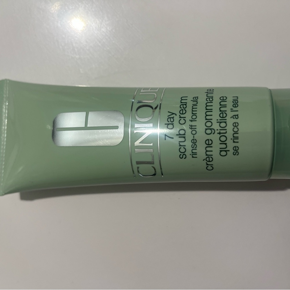 Clinique 7 Day Scrub Cream Mint Green Tube